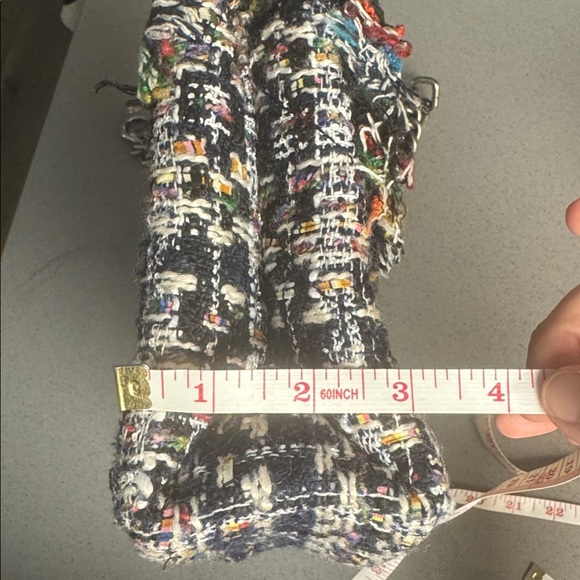 Kurt Geiger Rainbow 🌈 Tweed Large Shoulder Bag - Picture 10 of 12